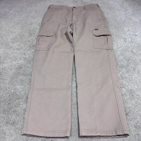 Stanley Pants Men’s Beige Pockets Straight Leg Size 32x32 - Picture 5 of 12